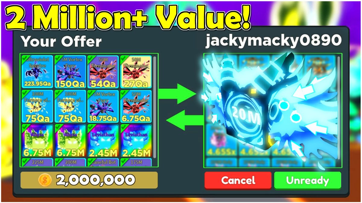 GamingRamp's tweet photo. 2 MILLION+ TOKEN VALUE OF SECRET PETS in Clicker Simulator (Roblox) @ClickerSim1 
https://t.co/4khuuJiyQc
#roblox #clickersimulator #secretpet #trade #RAMPGaming #gaming https://t.co/cJwrt4pEgB