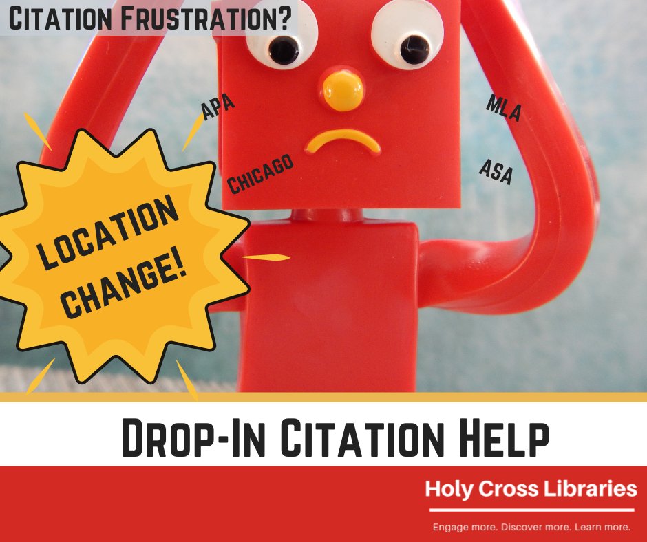 Hc Libraries Please Note That Today S Citation Frustration Event Has Moved To Zoom The Link Is Available In Myhc T Co 4xns7adxxq Twitter
