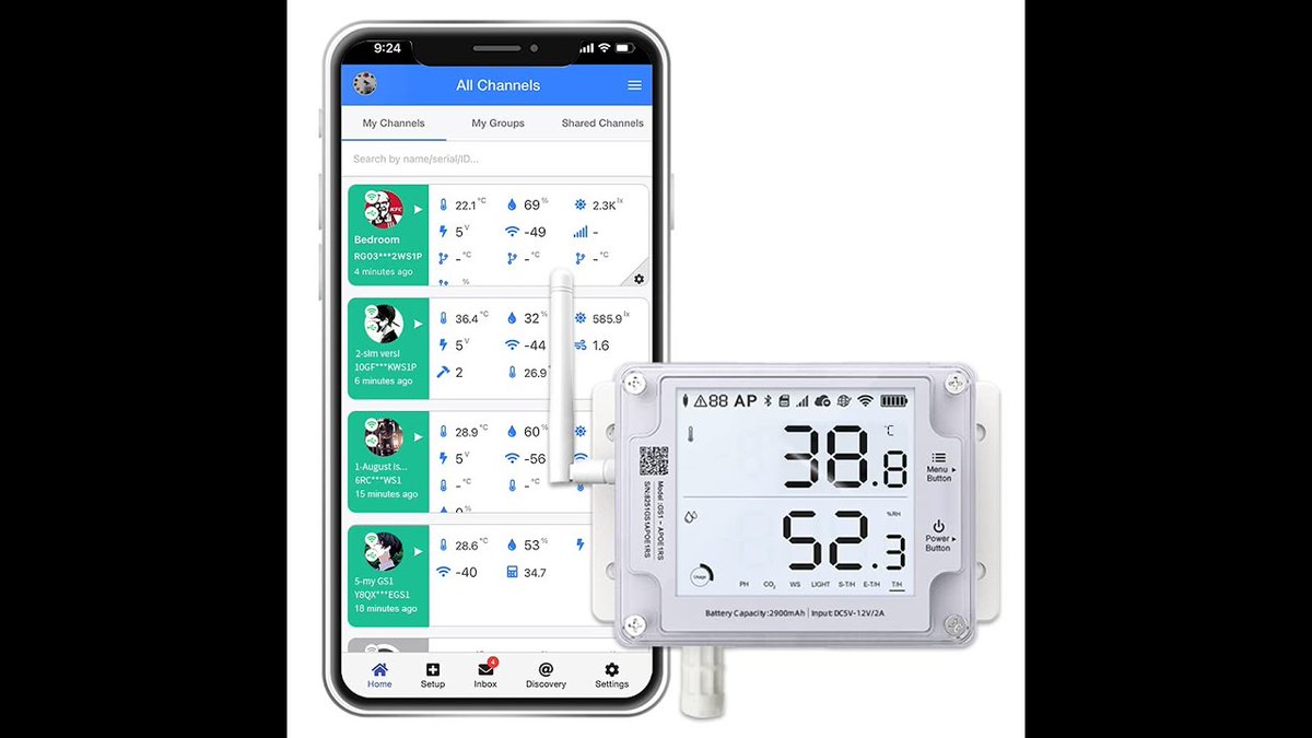 Victorock_Kenya's tweet photo. UbiBot GS1 Industrial-grade Cloud-based Wireless Environment Data Logger and Monitoring Device
#Thermometer #Hygrometer #Wireless #Temperature #DataLogger #HumidityMonitor #Email Alarm
https://t.co/851xCiac2p https://t.co/GT21TrAjwR