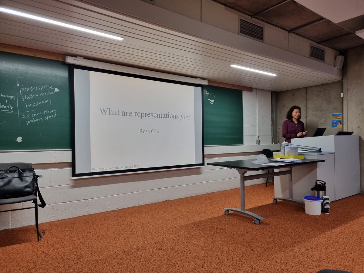 TJRyan_77's tweet photo. Representations: Past, Present, and Future (RPPF) Workshop underway at @tcddublin with virtual keynote by @danieldennett, and opening talks from David Haig &amp; Rosa Cao. https://t.co/r8zMtSwDfk