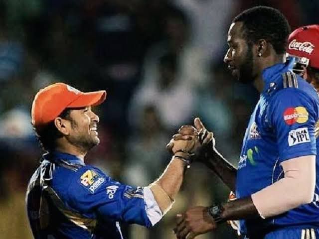 sachin_rt's tweet photo. Happiest birthday to you @KieronPollard55. 
Have a jolly one Polly! https://t.co/Qzl2gxTayC
