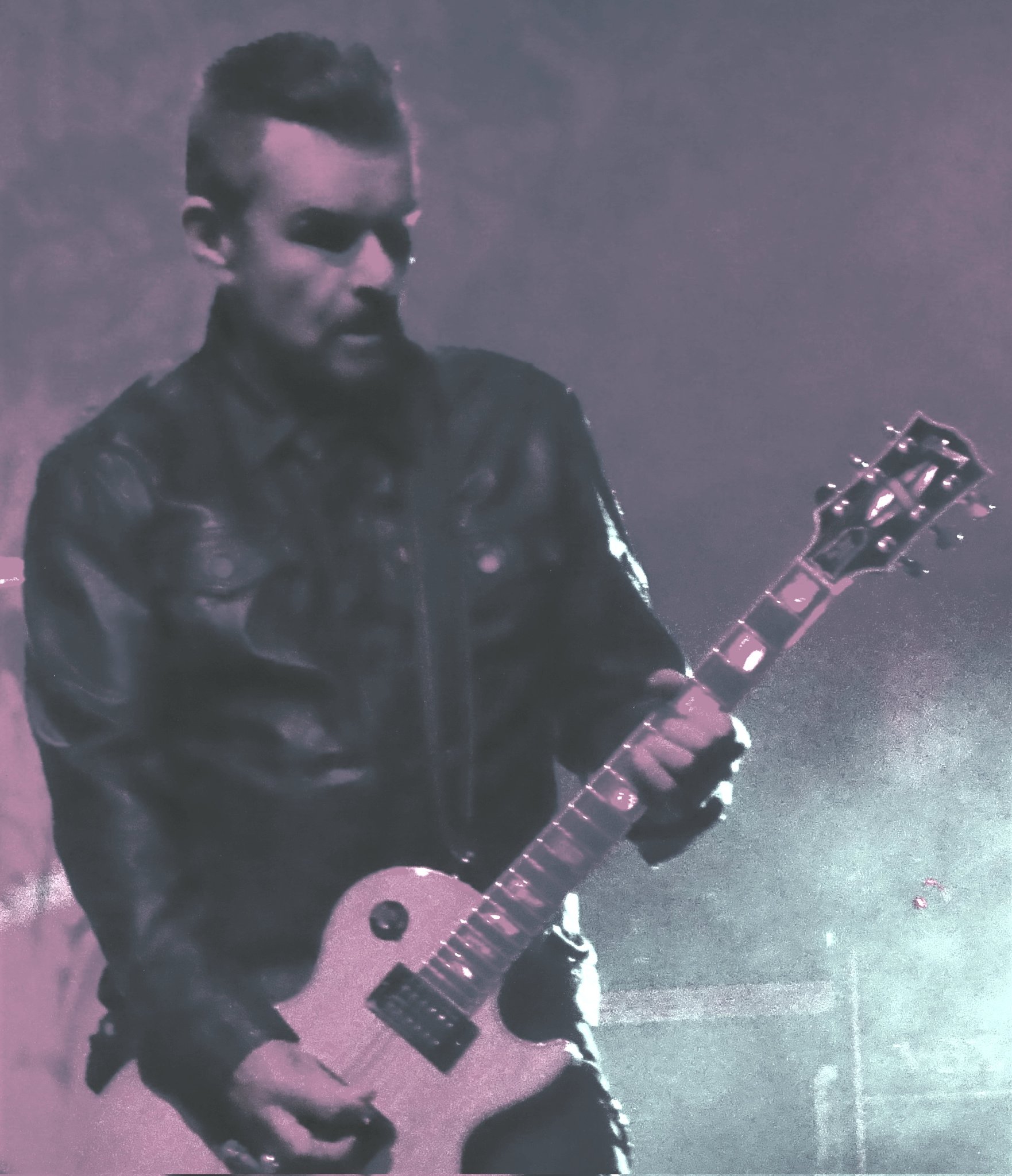 Happy birthday Billy Duffy of The Cult photo Glasgow 02 Academy 2019 