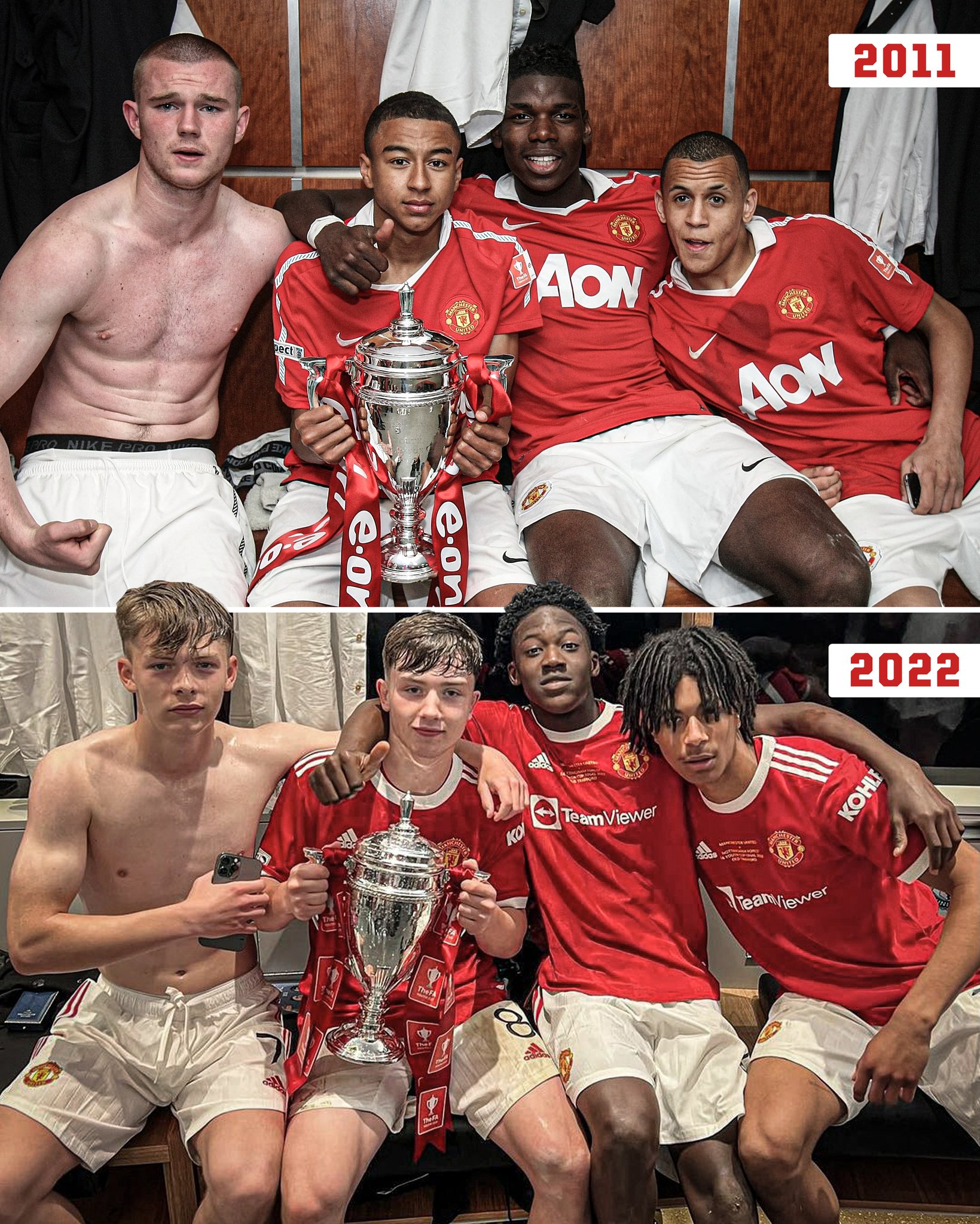 ESPN UK on Twitter "Man United's FA Youth Cup winners reenacting that