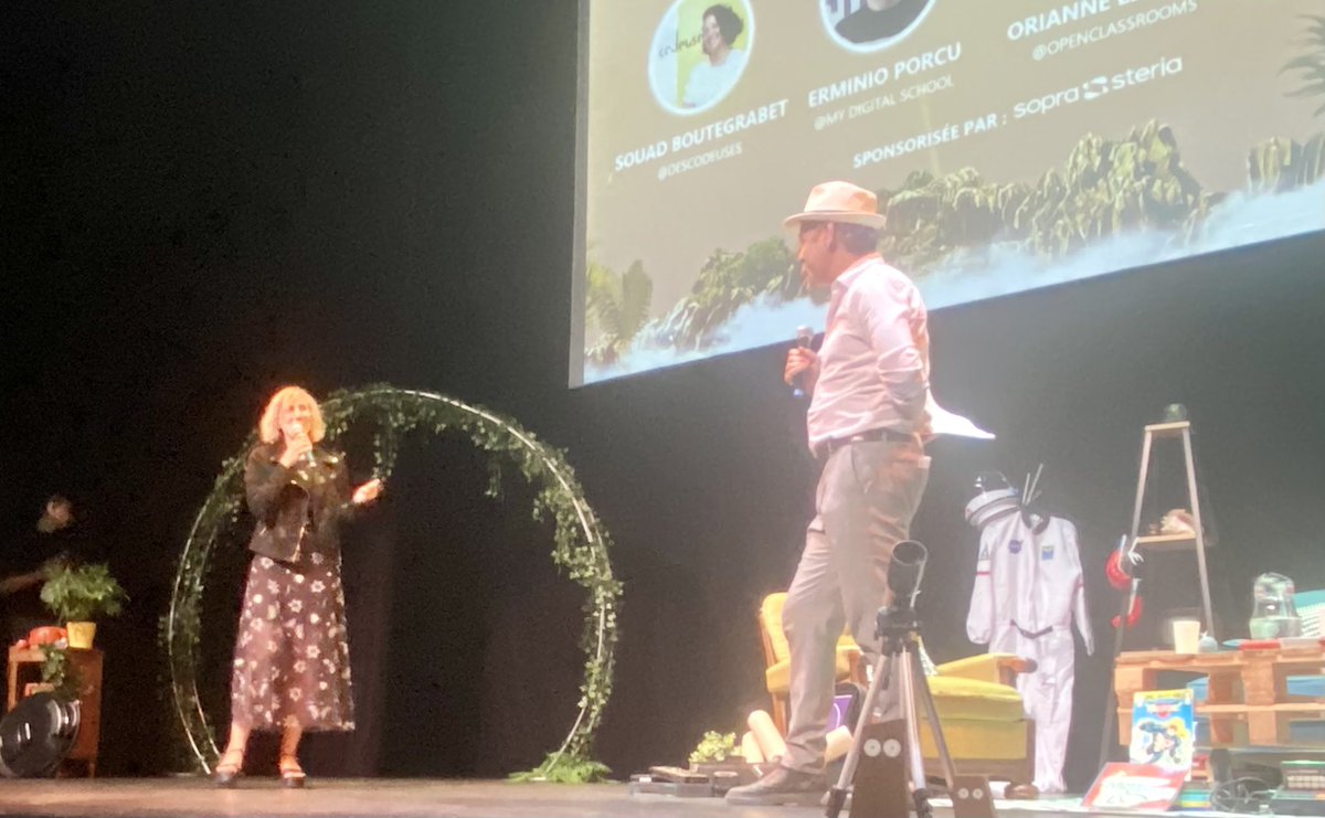 [🦩#NWXFEST22]

C’est un constat, il y a aujourd’hui plus d’hommes que de femmes dans la tech... Alors comment changer ça ? On en parle avec @So_SouadB <a href="/OrianneLedroit/">Orianne Ledroit</a> <a href="/erminioporcu/">Erminio Porcu</a> et Sitapha Dia
Merci à <a href="/SopraSteria_fr/">Sopra Steria France</a> de soutenir le festival et cette conférence🙏