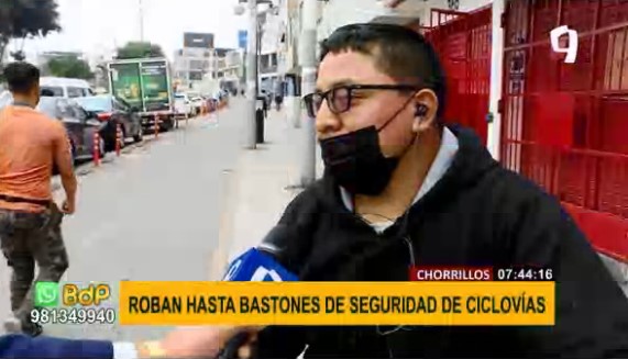 PTV_Noticias's tweet photo. #BDP #EnVivo | #ROBAN BASTONES DE SEGURIDAD DE #CICLOVÍAS. #Delincuentes aprovechan la noche para cometer delito.
Míranos EN VIVO ► https://t.co/gj7lGwGLNU 
#PanamericanaTelevisión #NoticiasPanamericana @piacostar Claudia Chiroque https://t.co/G5e0HhXrpT