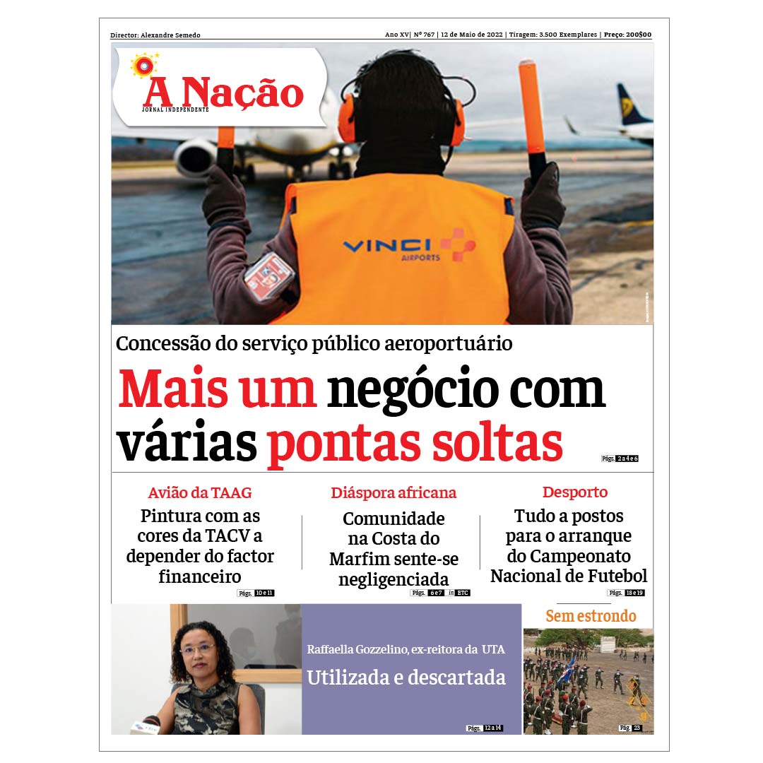anacaocaboverde's tweet photo. Destaques da edição 767 do Jornal A NAÇÃO

Leia mais aqui: https://t.co/m6Yn6SZJuh https://t.co/PIZbM9llwD