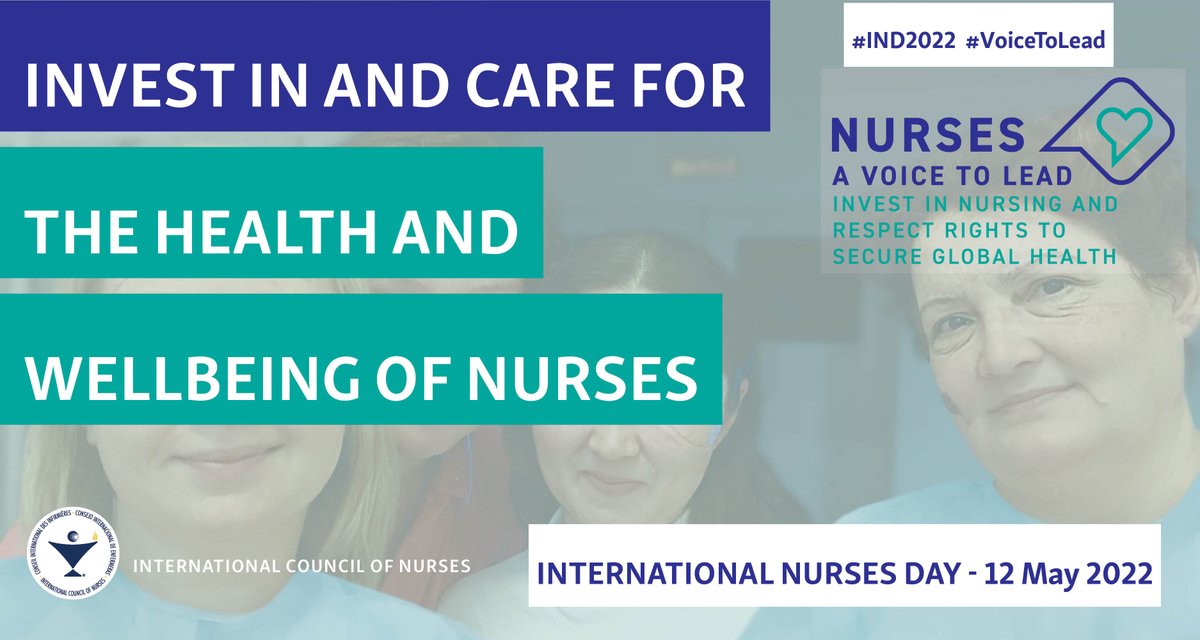 Celebrating International Nurses Day 12 May 2022! Share your story
#IND2022 #VoiceToLead   #PaintingtheGlobePathwayBlue   #ANCCPathway
#TheOtherPPE