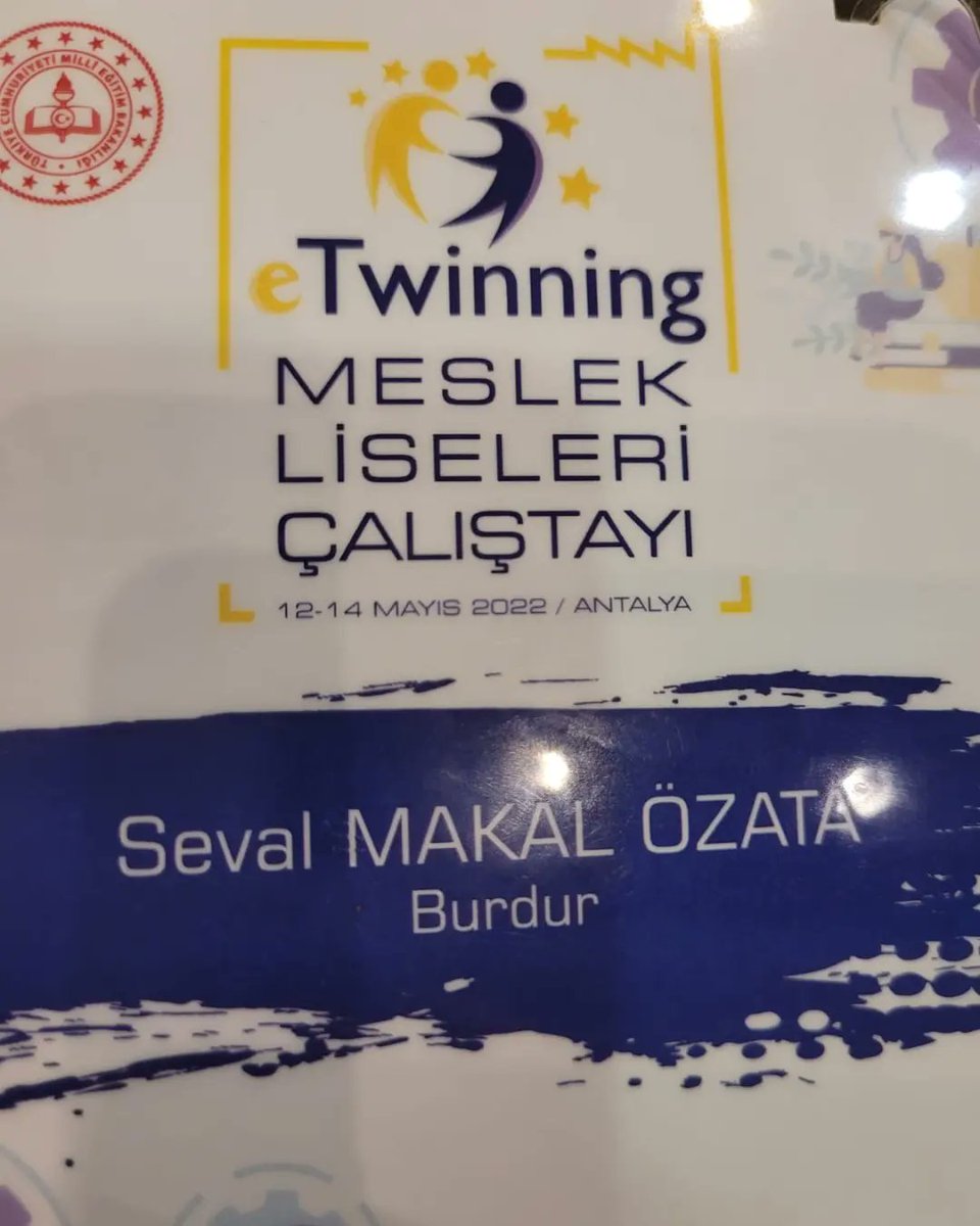BurdurilMEM's tweet photo. Türkiye Ulusal Destek Servisi tarafından  12 -14 Mayıs tarihleri arasında Antalya 'da düzenlenen eTwinning  Meslek Liseleri Çalıştayına 
yapmış oldukları başarılı  projeler kapsamında,
Bucak Oğuzhan Mesleki ve Teknik Anadolu Lisesi öğretmenimiz  Seval Makal Özata davet edilmiştir https://t.co/T8a0JF8iNd