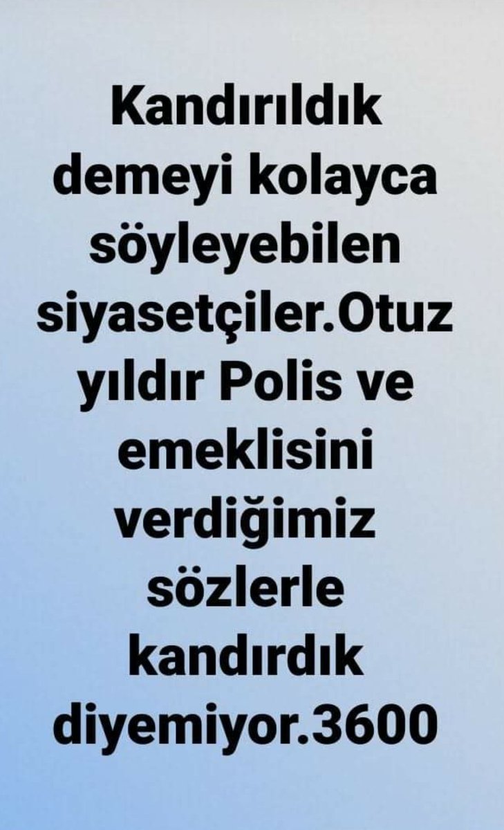 #PolisindeOyuVar Allah için bir kere de dürüst olun...<a href="/RTErdogan/">Recep Tayyip Erdoğan</a> <a href="/dbdevletbahceli/">Devlet Bahçeli</a> @karapapag <a href="/suleymansoylu/">Süleyman Soylu</a> <a href="/meral_aksener/">Meral Akşener</a> <a href="/kilicdarogluk/">Kemal Kılıçdaroğlu</a>