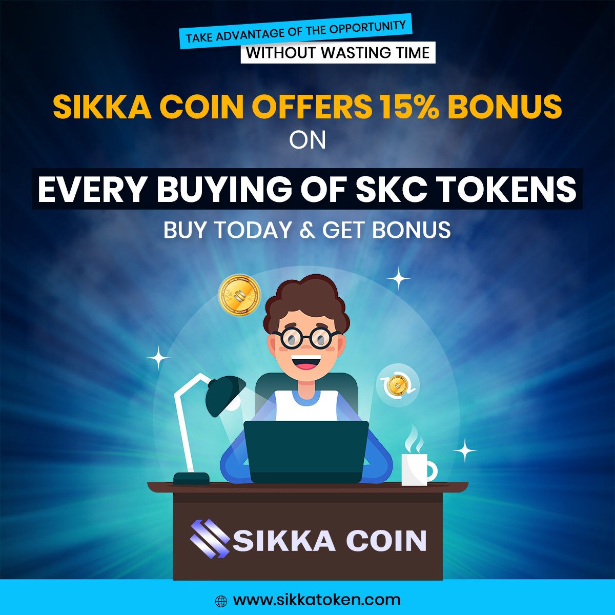 SikkaToken's tweet photo. Take Advantage Of The Opportunity Without Wasting Time

SIKKA COIN Offers 15% Bonus on every Buying of SKC Tokens 

Buy Today &amp; Get Bonus:https://t.co/v9BT86rZSw

#sikkacoin #cryptotrading #crypto #sikka #cryptoinvestors #investor #cryptotrader #ico #icosale #salelive #bonus https://t.co/Av46T1blqj