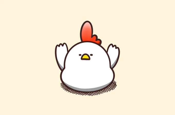ただのでぶどりのイラスト 