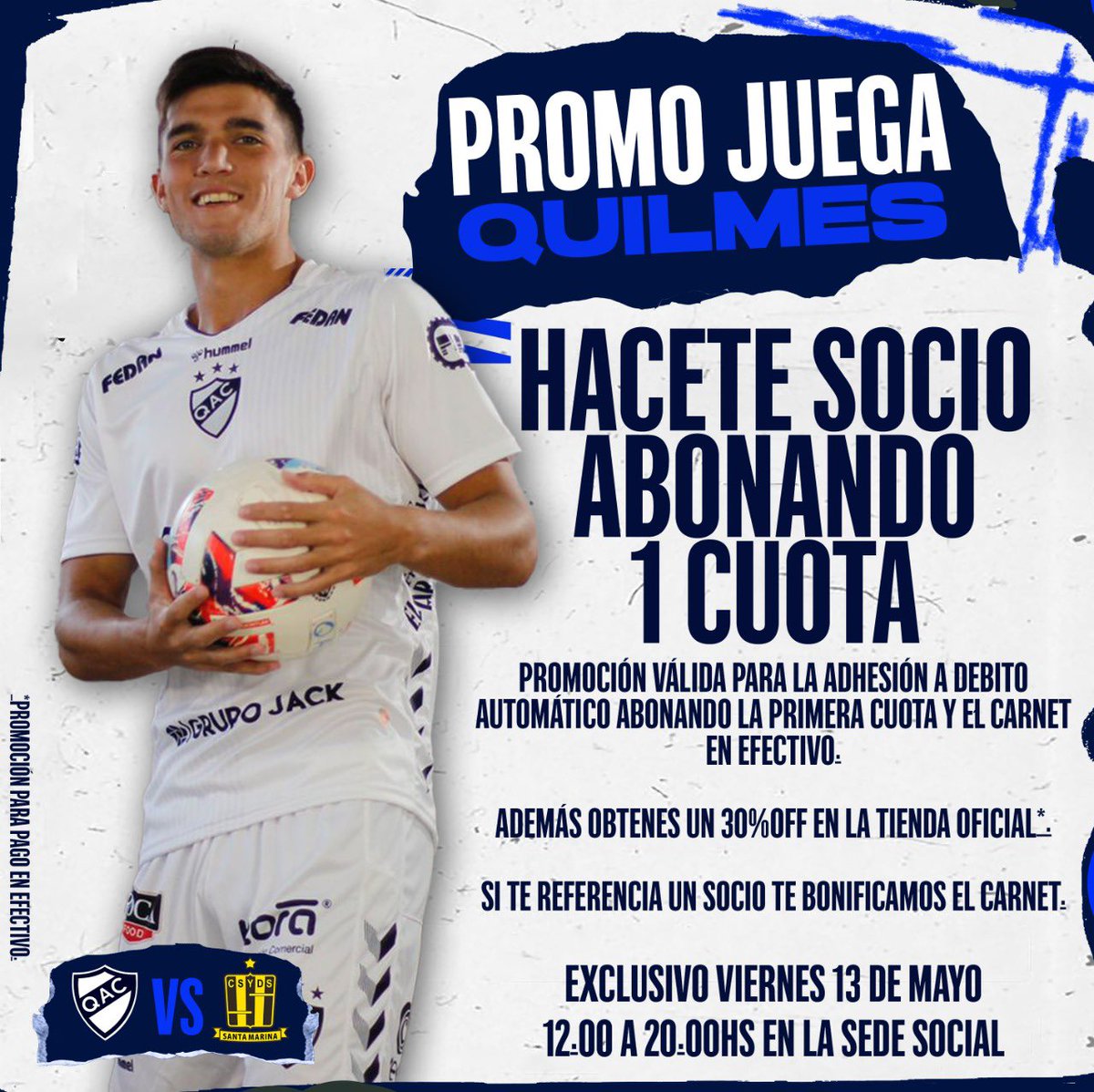 qacoficial's tweet photo. Hacete socio para ver a Quilmes. #somosquilmes #juegaquilmes https://t.co/tH9AOlWXou