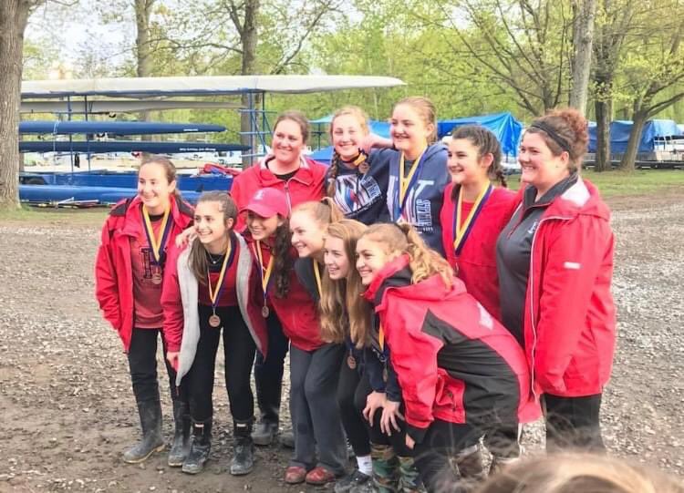 BvilleRowing's tweet photo. Shots from 2018 and 2019 NYS Scholastic Rowing Championships in Saratoga. Looking forward to the team’s return this weekend! 🥇🥇🥇 https://t.co/6gRXj30nLC