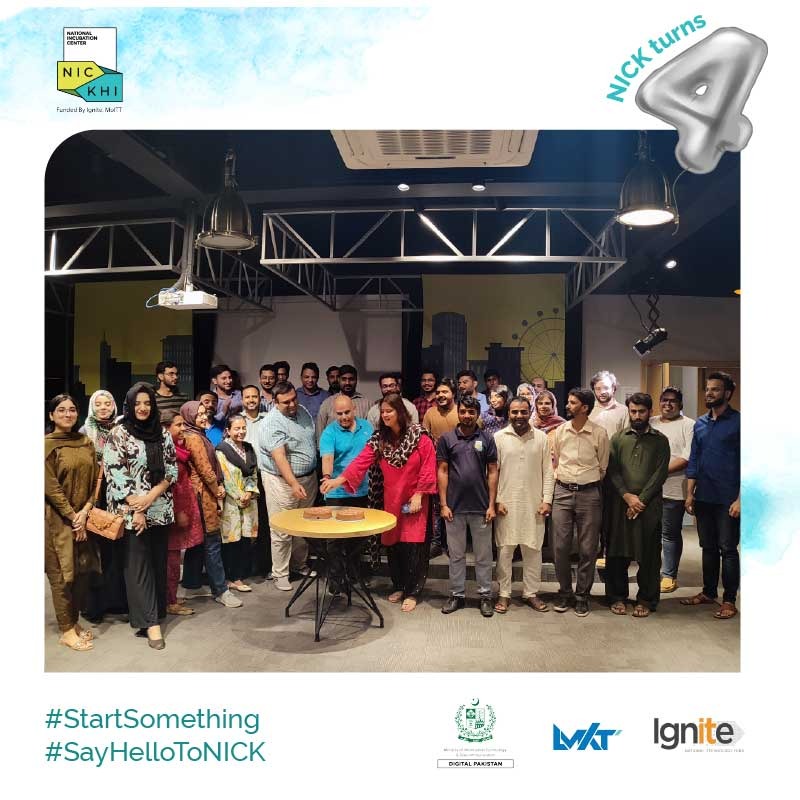 NIC_Karachi's tweet photo. 4 years ago, the NICK team, with the support of Ignite - National Technology Fund and LMKT, set out on a mission to empower and enable Sindh's startup founders on their journey to creating impactful technologies. https://t.co/DlpZWvJAX7