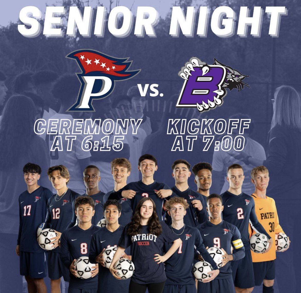 SENIOR NIGHTS‼️‼️ Both <a href="/PatriotHitSquad/">Patriot High School Baseball</a> AND <a href="/PHSboysVS/">PHS Varsity Soccer ⚽</a> have their senior night TONIGHT vs Battlefield👶🏼 Make sure you are there tonight, both are HUGE games💪 Softball also at home 6:00 vs battlefield! See you there🫵🫵
