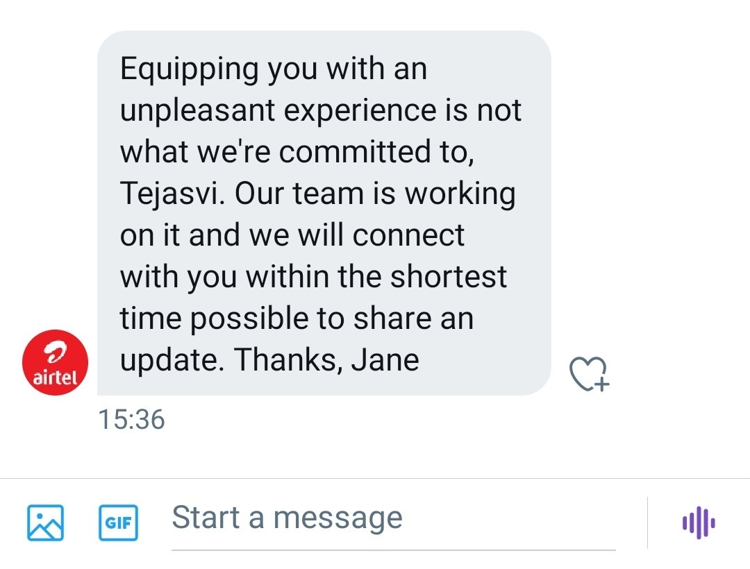 Siriusly_Happy's tweet photo. @Airtel_Presence why couldnt you just say this in a tweet? 😂😂😂 #SoLame https://t.co/Rtd4zUdJUl