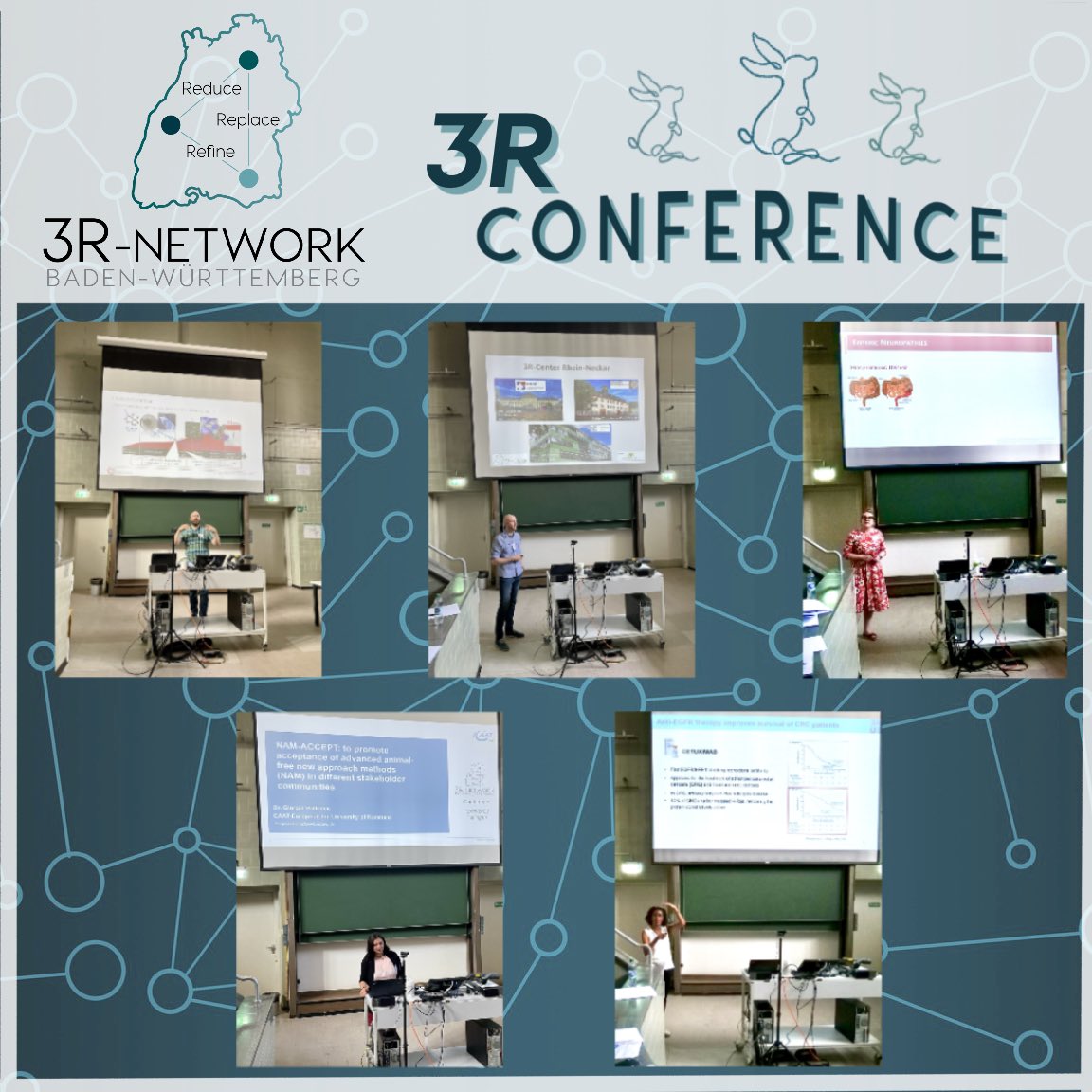 3RCenter's tweet photo. What a great first session at the #3RConference 2022 this morning given by the structural projects/#3RCenters within the #3RNetworkBW! Together we advance biomedical research by developing novel #AlternativesToAnimalTesting & improve #AnimalWelfare by #Refinement & #Reduction! https://t.co/wB6I13Lg8L