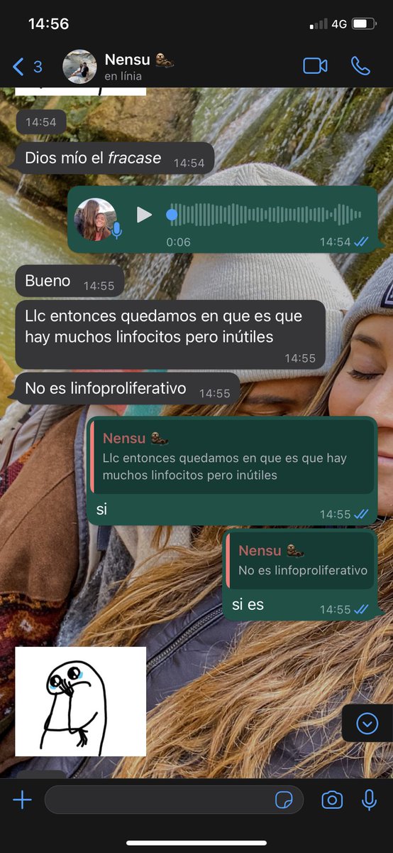 mi hermano estudiando examen de hemato es lo mejor que me ha dado el mes