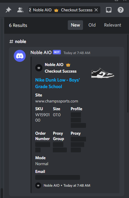 Woke up w some GS blk white dunk low, S/O 2: B:@Noble_AIO P:@Profess0r__ S:@ETworld_ @308Solutions G:@notify CB:@yetiman_88