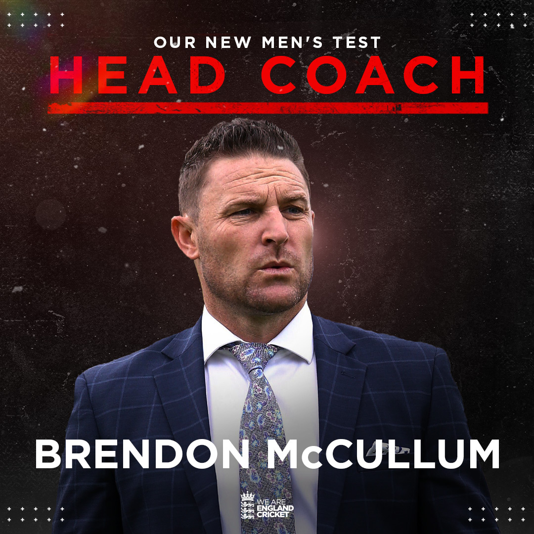 England Cricket on X: Say hello to our new boss! 👋 @Bazmccullum