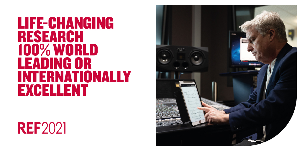 USW is ranked joint top in Wales for world leading or internationally excellent research in music, drama, dance, performing arts, film and screen studies, that changes lives for the better

👉 southwales.ac.uk/research/resea…

#REFResults #REF2021