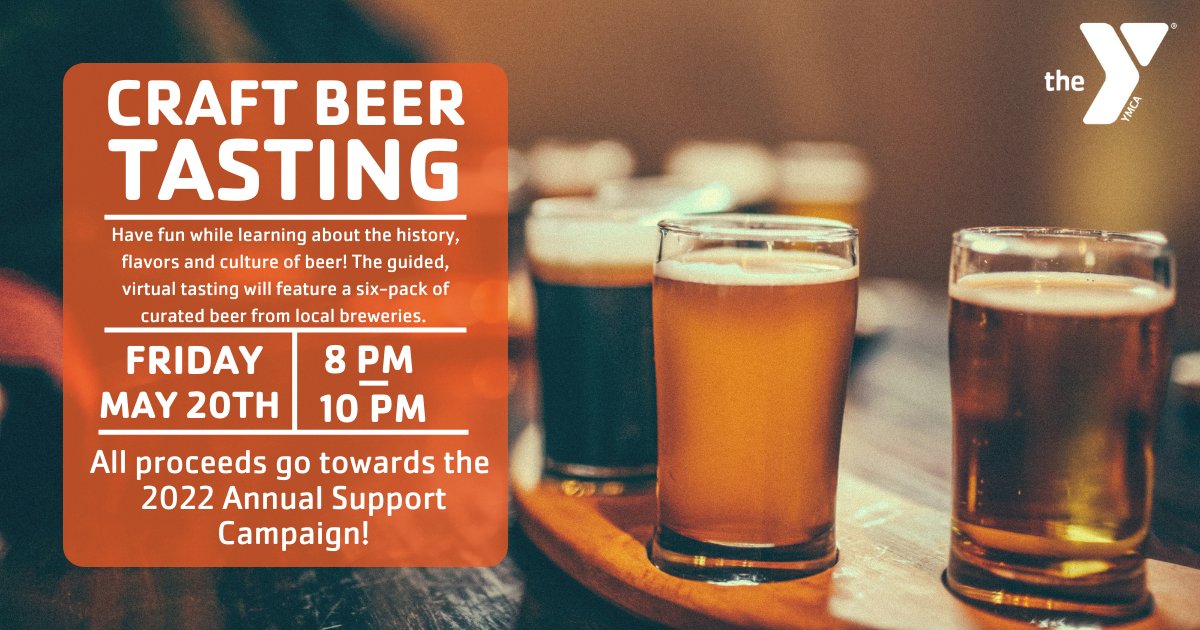 EdisonYMCA's tweet photo. Join us for a virtual beer tasting next Friday benefiting our 2022 Annual Support Campaign. Learn about the history and culture of beer while enjoying a six-pack featuring drinks from local breweries. Click the link below to learn more and register!
https://t.co/bv1kF5heN8 https://t.co/v1kZDNV3tE