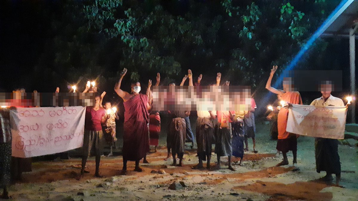 ရက်ပေါင်း (၄၀၄) ရက်မြောက်နေ့အဖြစ် စစ်အာဏာရှင်ကိုတော်လှန်ခဲ့သည့် ပြည်ကြီးတံခွန်သပိတ်...

#ASEANRejectSAC 
#ASEANAcceptNUG
#2022May12Coup 
#WhatsHappeninglnMyanmar

#အာဏာရှင်စနစ်ဟူသမျှ_မုချကျရှုံးရမည် 

#အရေးတော်ပုံအောင်ရမည်

#အဂ္ဂဝံသ