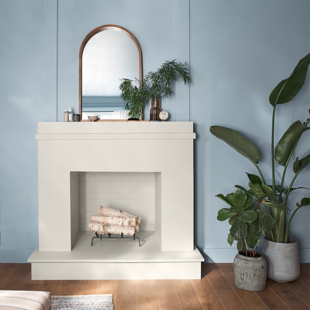 Pair Aleutian (HGSW6241) with crisp neutrals and live greenery to achieve a soothing environment within your home. ​

Colors used: Aleutian (HGSW6241) and Alabaster (HGSW4031) from our 2022 #ColorCollectionoftheYear. Available exclusively at <a href="/Lowes/">Lowe's</a>.