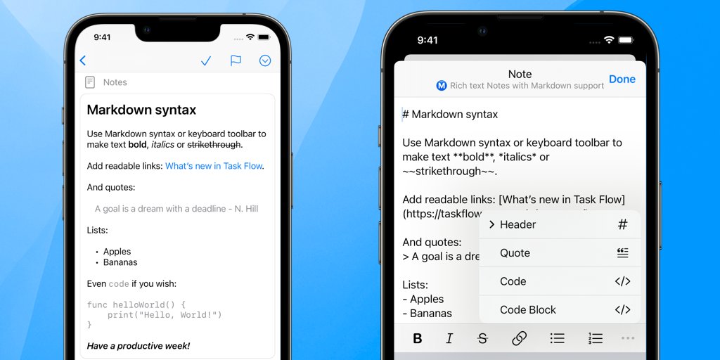 Task Flow: Tasks and To-Do Lists tweet media