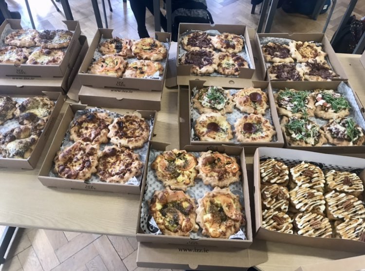 devedmmc's tweet photo. The first of our Culture Day activities! Rm 18 had a Palestinian food party, and learned a bit about that part of the world from their classmate who’s from there. 
@WorldWise_Irl @mountmercycork https://t.co/vyW1oYbI1b