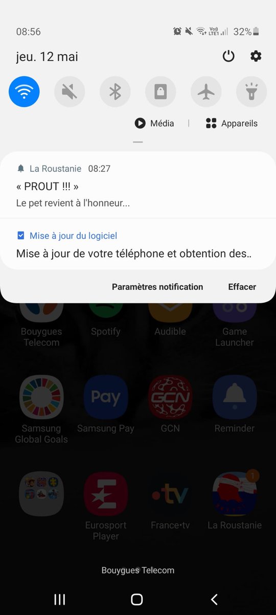 DidierRoustan's tweet photo. Les notifs en Roustanie, elles pètent pas mal non? #ProutGate 👉 https://t.co/9PK2nSClP2 https://t.co/yAopbMQAnp