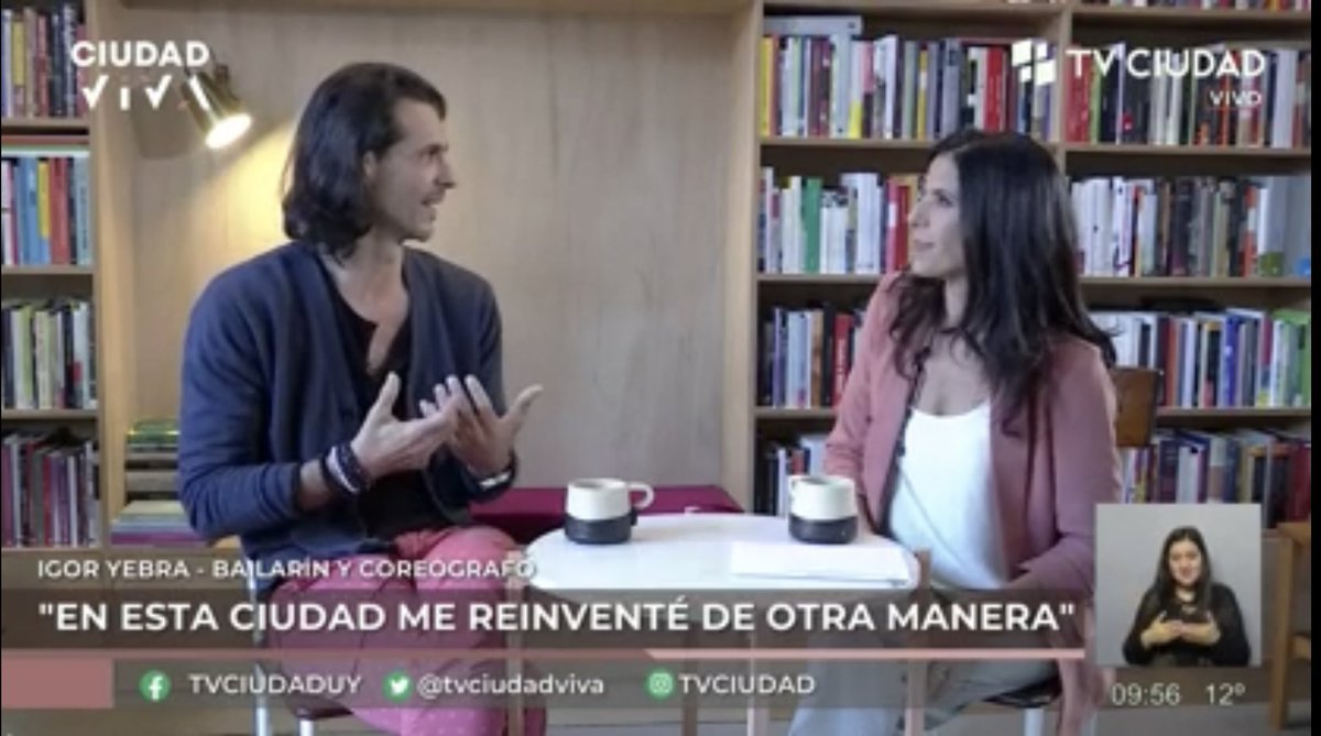 josemacaraballo's tweet photo. Ahora @taniauy mano a mano con #IgorYebra en el @cccharco para @tvciudadviva.- https://t.co/4bsrofVW6m