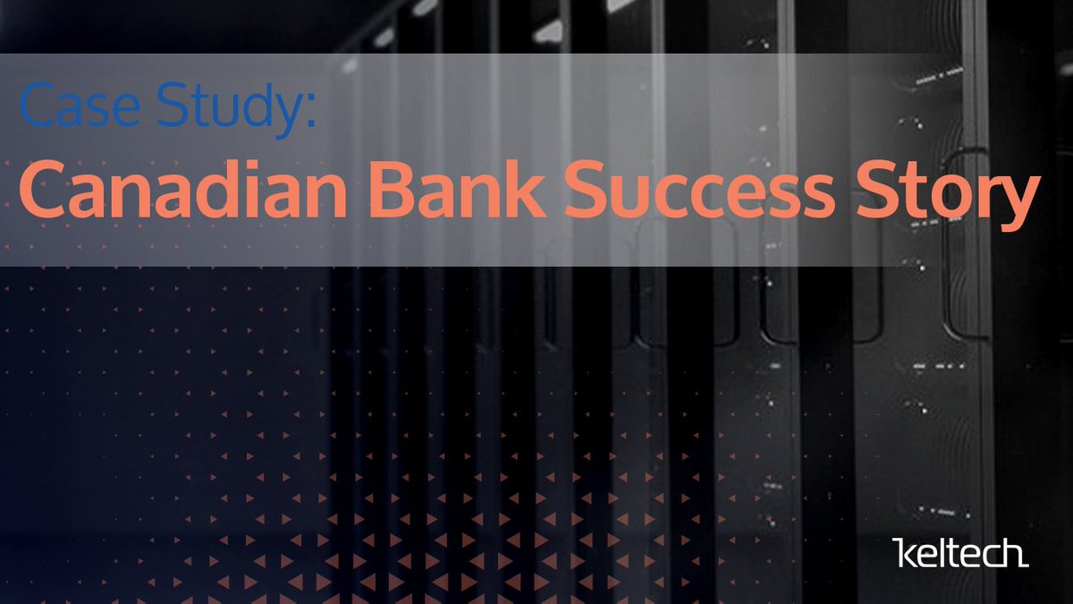 KeltechTPM's tweet photo. In this week’s case study release…

Learn how one of Canada’s largest Financial Institutions relied on Keltech to support their critical Storage System during a multi-year data migration.

#WeAreCanada

Click the link below to read more:

https://t.co/wsmL0rX867 https://t.co/oW98EiikHj