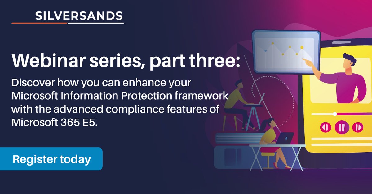Join our #Experts live on June 23rd for part three of our #Webinar series covering #DataProtection &amp; understanding using #Microsoft Information Protection. Register now: 

okt.to/L6sAuh