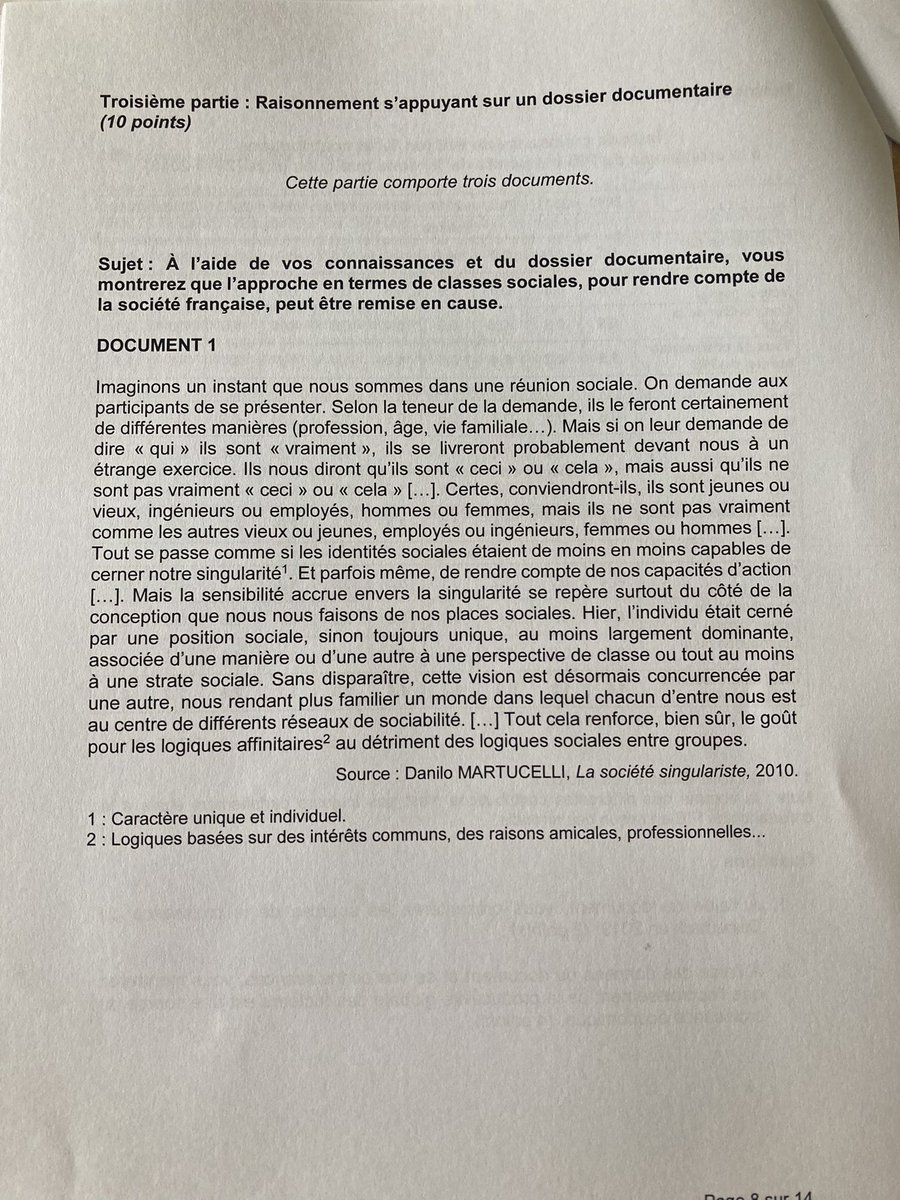 Bon, ça fait une heure.

Alors mesdames et messieurs, tenez-vous bien, voici : vous montrerez que les classes sociales ça veut rien dire, que les politiques de justice sociale c’est de la merde et que nous serons sauvés de la crise écologique par la Start-Up Nation.