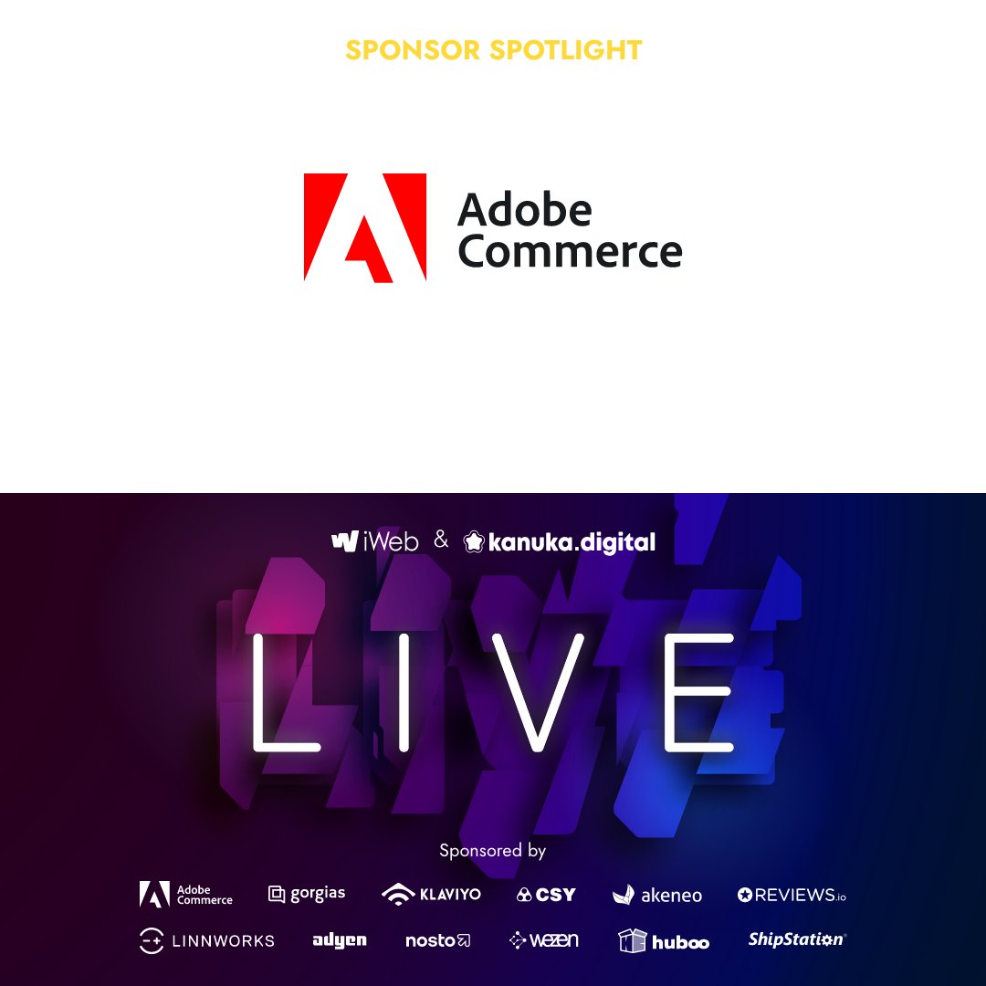 iWebtweets's tweet image. Scalable, omnichannel, and endlessly flexible @AdobeCommerce is your all-in-one digital commerce solution and they&apos;re bringing their industry insights to iWeb Live on the 16th June. Find out more in the link below:

iweb.co.uk/iweb-live-2022/

#ecommerce #magento #iweblive