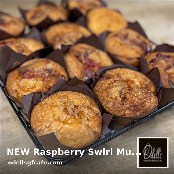 OdellsGF's tweet photo. Check out this product NEW Raspberry Swirl Muffins ea
by Odell's Muffins #GlutenFree #Odellsgf #Halifax #HRM #HalifaxNoiseFood #Novascotia #Bakery https://t.co/ZVZydZ2Vxf