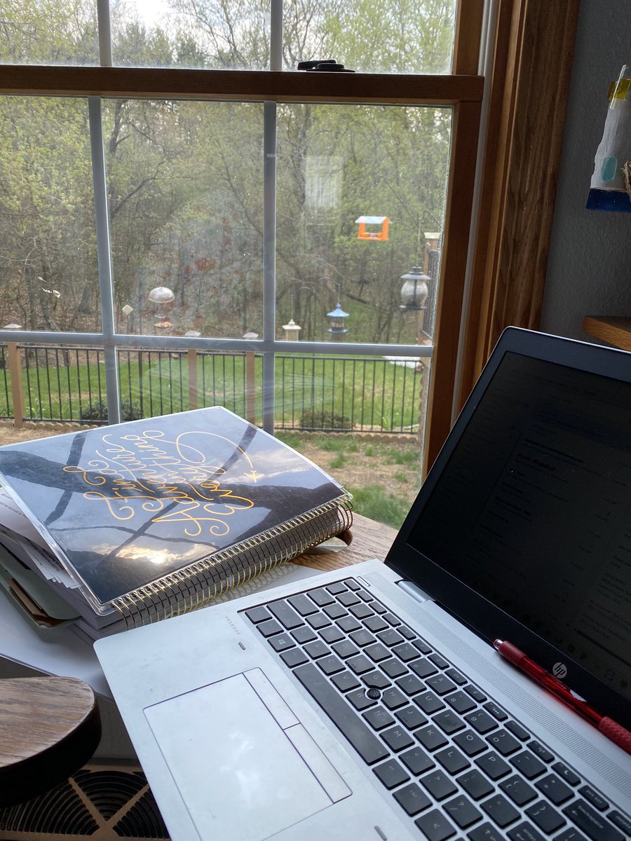 plvrmchr's tweet photo. When you get evacuated at work you get to have this kind of view when working from home instead.  I’m not sad! https://t.co/lWTKwKyEaW