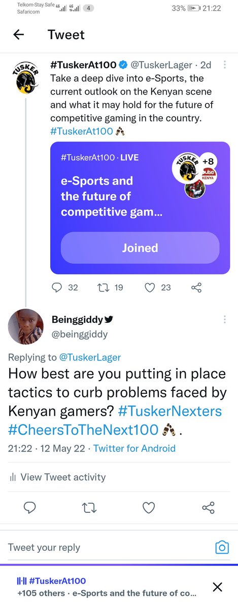 Kumbe gaming hulipa hivi na watu wanamake friends, I am loving the conversation. <a href="/PrinceRaymondke/">PRINCE RAYMOND 👑🟢🇰🇪</a>, <a href="/Kotsocha_ke/">KOT Socha 🇰🇪</a> na <a href="/f3cci/">Fecci ™</a> Mko wapi bana? <a href="/TuskerLager/">Tusker Kenya</a>
Wameamua kutupea the best knowledge about gaming #TuskerNexters  #CheersToTheNext100.