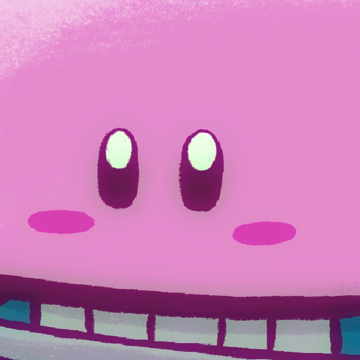CamilleReck's tweet photo. I’ve been having fun playing Kirby and the Forgotten Land! It’s silly and fun to play in mouthful mode!🚙 I’ve loved to play Kirby games since I was a kid so this game feels super nostalgic but also new! Btw! Prints of this available! 😄🌟 #KirbyandtheForgottenLand #kirbyfanart https://t.co/1jCnfRo7nk