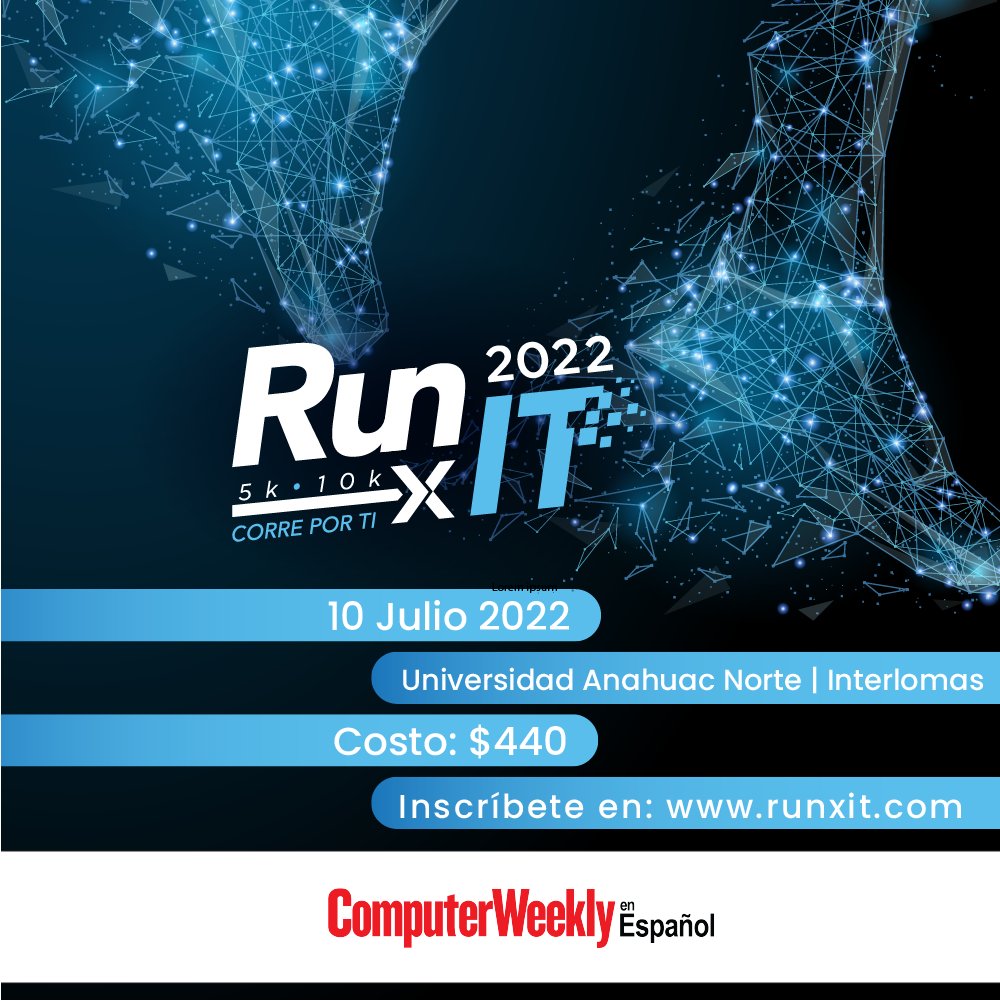 CWeeklyES's tweet photo. ¿Te gusta el deporte? ¿Te interesa correr por una causa? Súmate a la carrera del sector TIC en México, #RunxIT, el próximo 10 de julio. Informes e inscripciones en https://t.co/cRaLOsHMwk ¡Allá nos vemos! https://t.co/Igcli8APBv