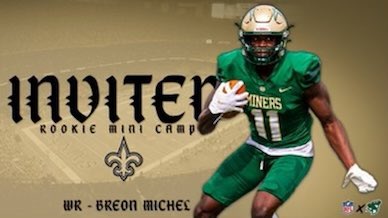 Congratulations Breon on a shot with <a href="/Saints/">New Orleans Saints</a> ‼️

Go and put them on notice‼️
