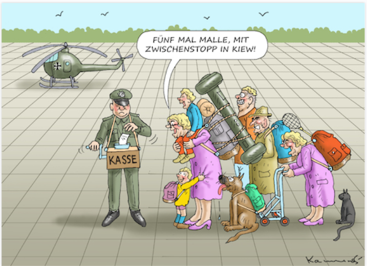sinnsturm's tweet photo. #Familie #Lambrecht auf #Urlaub! #HelikopterMutter #Heligate #Bundeswehr #Verteidigungsministerin #Kiew #Mallorca https://t.co/hzGnyI1g5U