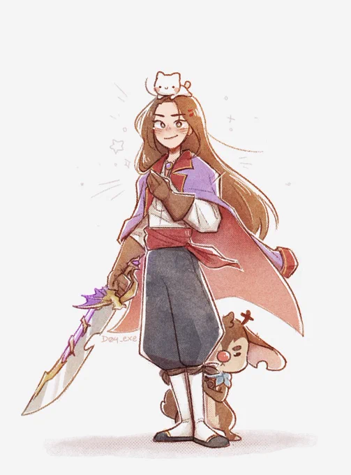 streamer's a lvl100 swordsman!!! 🥕⚔️✨ 