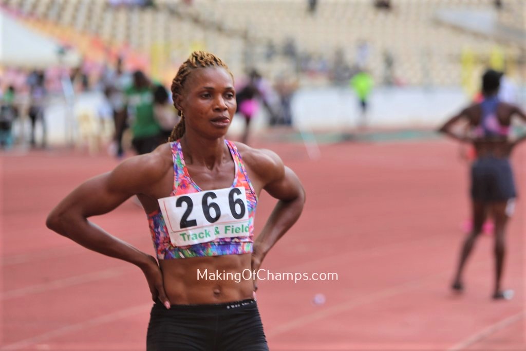 MakingOfChamps's tweet image. Patience Okon George isn't going away any time soon! The Nigerian champion, this evening powered to a Season's Best of 52.08s, winning her 400m heat and qualifying for the final tomorrow. It's the fastest time she has run in 2yrs, since she ran 51.84s in March 2020! #BackToForm