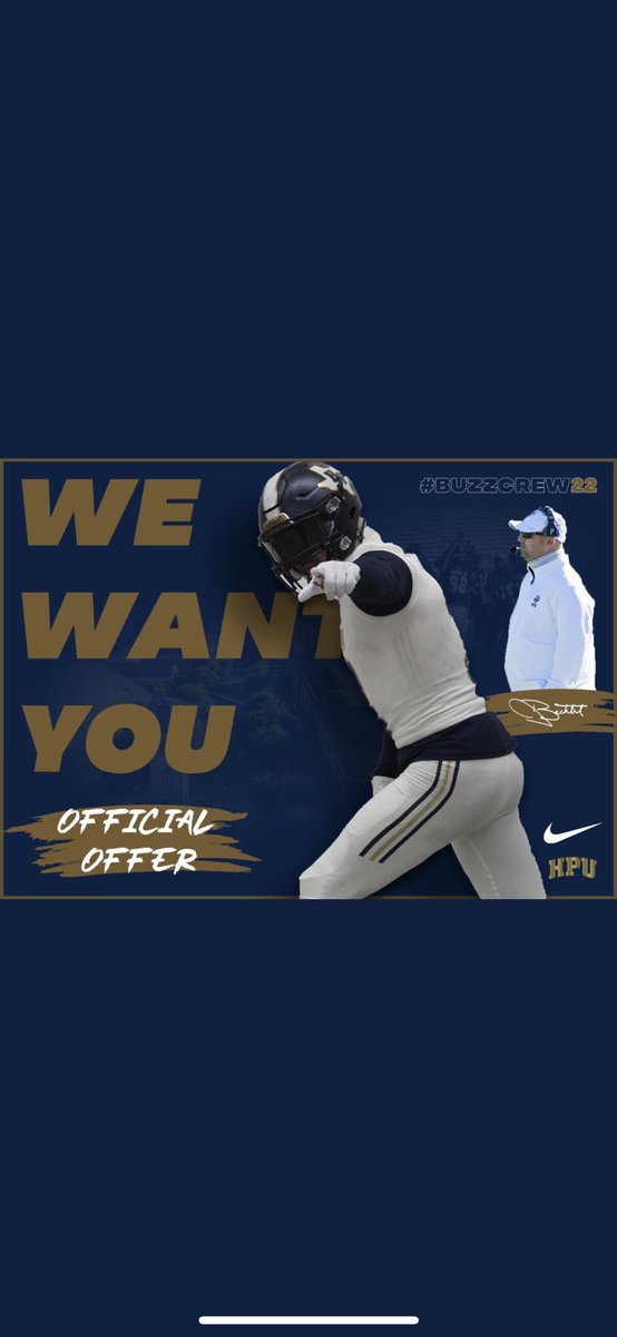 Blessed to receive an offer from Howard Payne university 🟡🔵