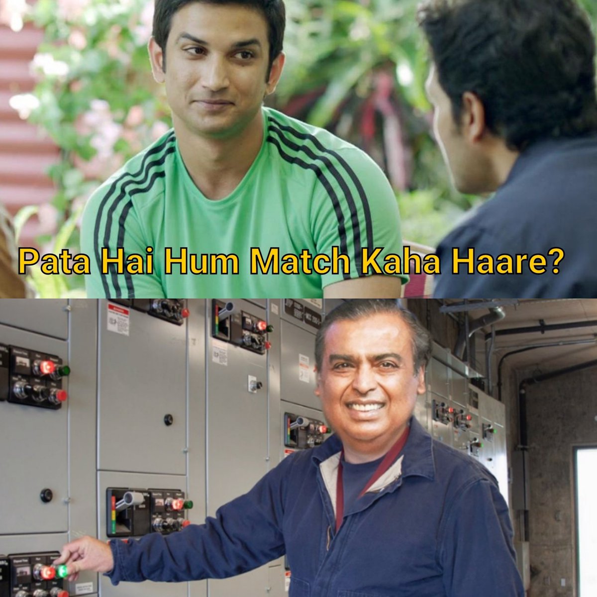 SmrutiRDas012's tweet photo. It's unfair 🤡
#Ambani #IPL #CSKMI #umpire https://t.co/R7M1nL6NYI