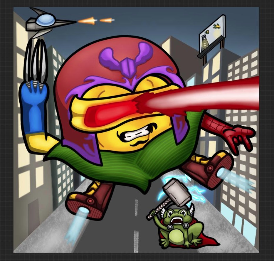 Another 1/1 Art piece coming with the BITCORN OG NFT Drop.

The 1/1 NFTs depicted will become limited edition in-game NFT based skins within CORNCRAFT.io - a hybrid game cross between Land Ownership Minecraft, Sims, and a culmination of mini games!

#BITCORN
#CORNCRAFT