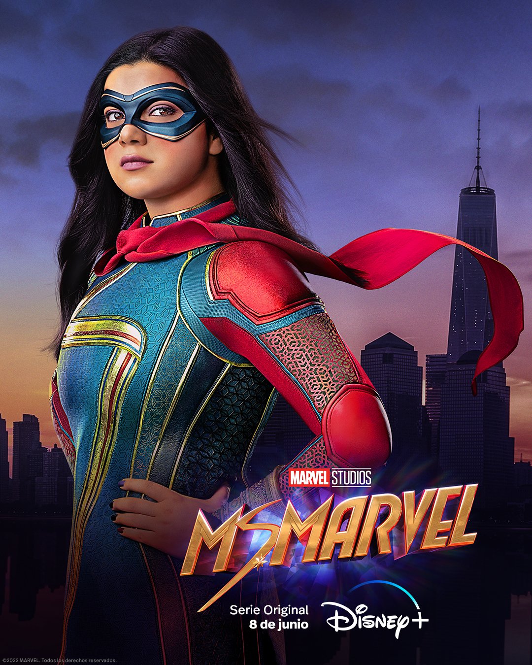 Poster Miss Marvel - Affiche ou Cadre