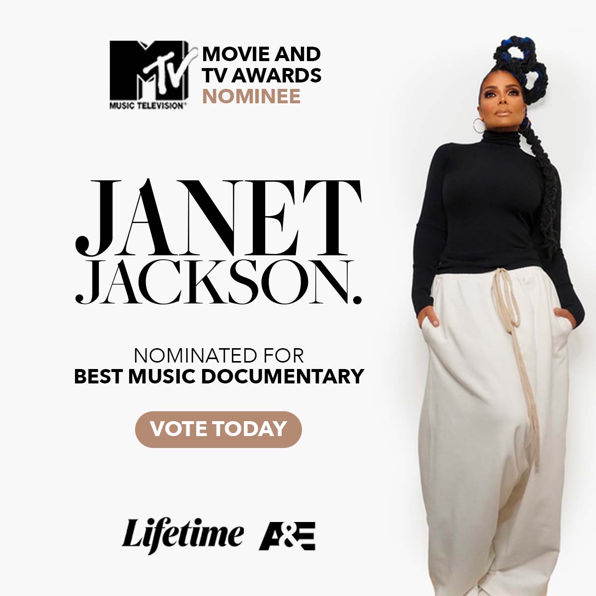 Lifetime on Twitter "We did it Janfam! Voting for the 2022 MTV Movie